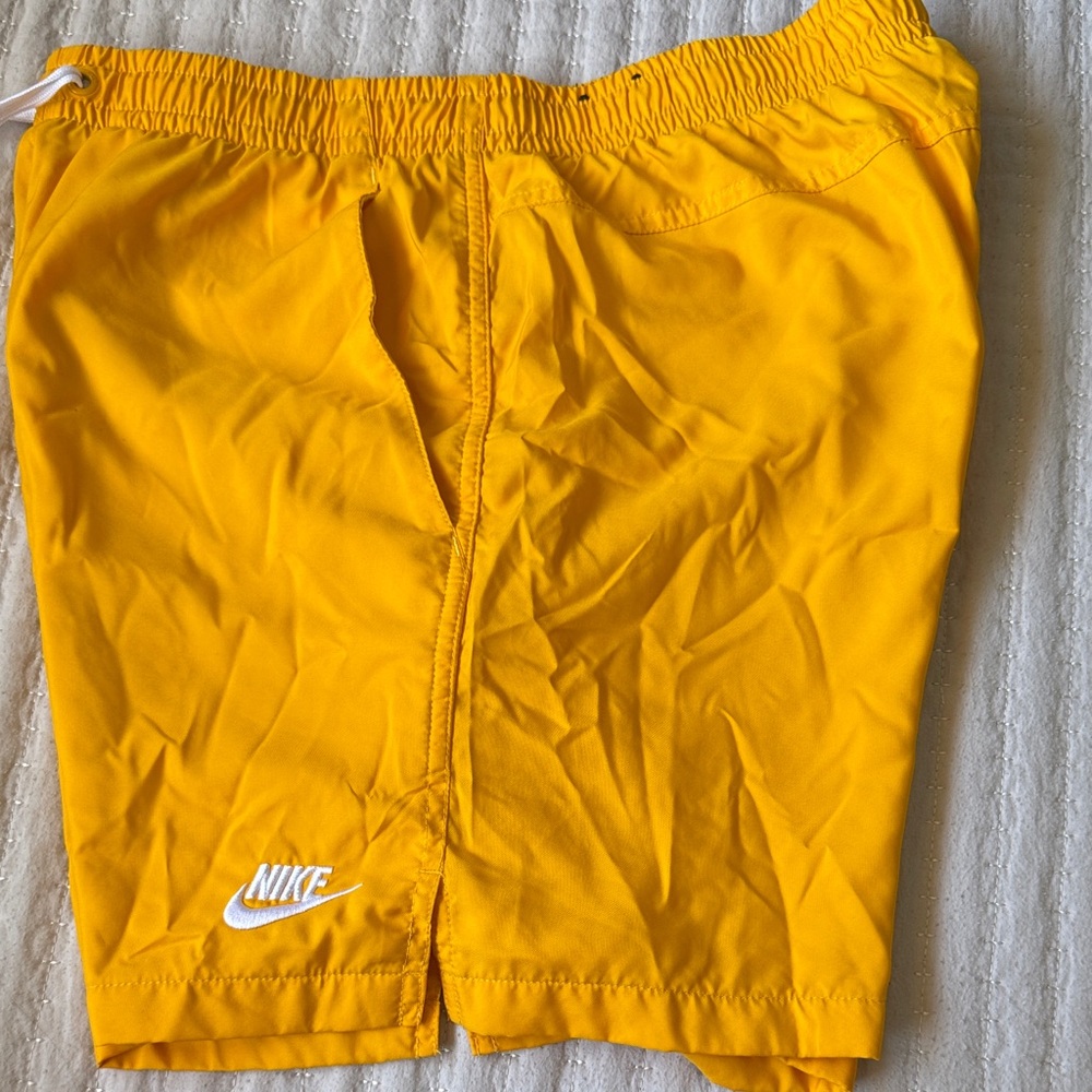 Nike Vibrant Yellow Sports Shorts